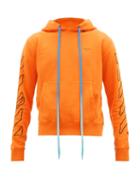 Matchesfashion.com Off-white - Abstract Arrows Cotton Jersey Hooded Sweatshirt - Mens - Orange Multi