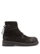 Matchesfashion.com Marsll - Wraparound Laced Suede Boots - Mens - Black