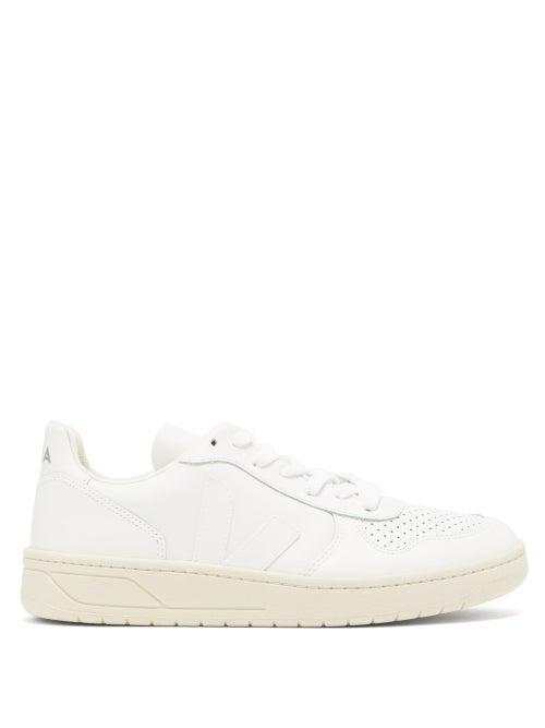 Matchesfashion.com Veja - V-10 Leather Trainers - Womens - White