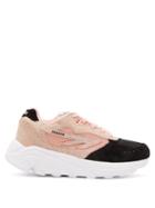 Matchesfashion.com Hi-tec Hts74 - Silver Shadow Rgs Suede And Mesh Trainers - Womens - Black Pink