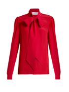Racil Doris Pussy-bow Crepe Blouse