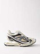 Balenciaga - X-pander Suspended-heel Mesh Trainers - Mens - Grey White