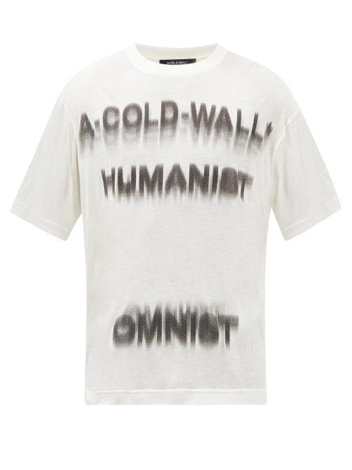 A-cold-wall* - Rationale Jersey T-shirt - Mens - White