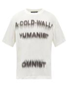 A-cold-wall* - Rationale Jersey T-shirt - Mens - White