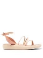Matchesfashion.com Ancient Greek Sandals - Euphemia Comfort Leather Sandals - Womens - Light Pink
