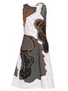 Bottega Veneta Abstract-appliqu Sleeveless Dress