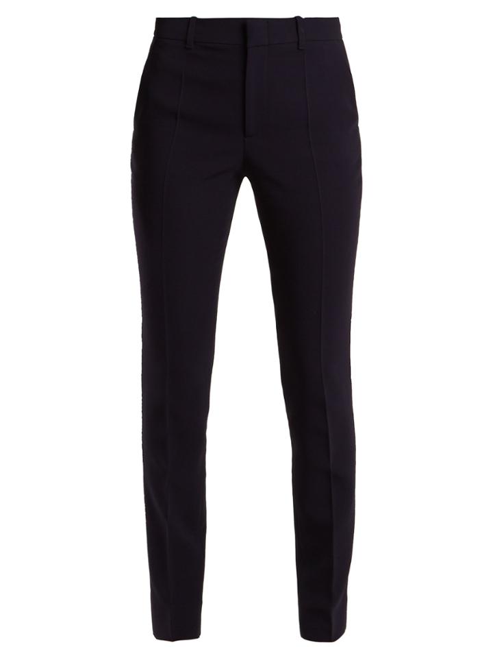 Gucci High-rise Slim-leg Stretch-crepe Cady Trousers