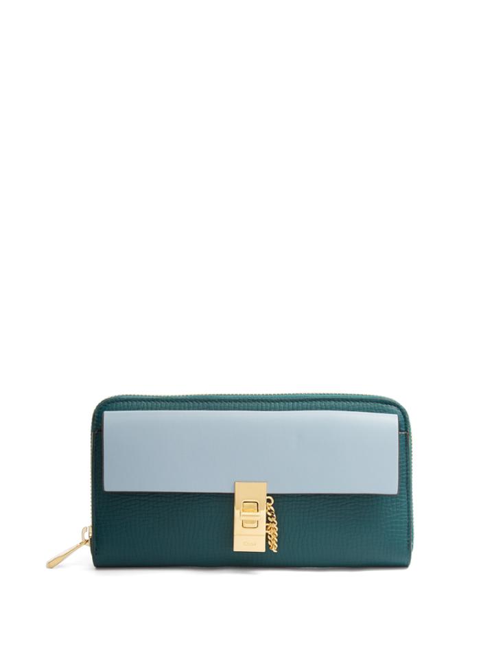 Chloé Drew Bi-colour Leather Wallet