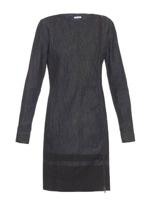 Tomas Maier Zip-through Denim Dress
