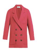 Matchesfashion.com Raey - Oversized Brushed Twill Blazer - Womens - Pink