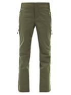 Matchesfashion.com Holden - Alpine Zipped-cuff Soft-shell Ski Trousers - Womens - Dark Green