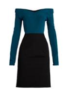 Emilio De La Morena Olena Off-the-shoulder Silk-blend Dress
