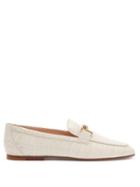 Matchesfashion.com Tod's - Double T Leather Loafers - Womens - White