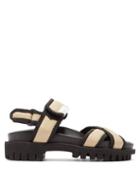 Matchesfashion.com Ganni - Raised-sole Neoprene Sandals - Womens - Black Cream