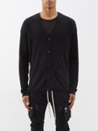 Rick Owens - Peter V-neck Wool-blend Cardigan - Mens - Black
