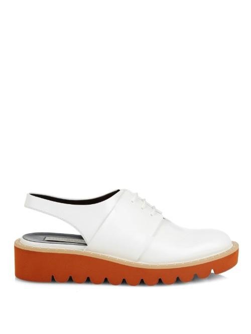 Stella Mccartney Odette Lace-up Slingback Brogues