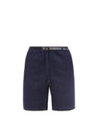 Gramicci - Belted Denim Shorts - Mens - Dark Indigo