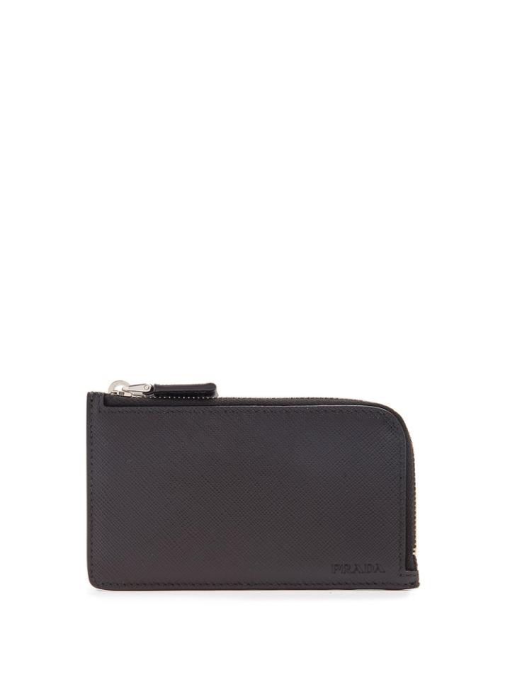 Prada Saffiano-leather Zip-around Cardholder