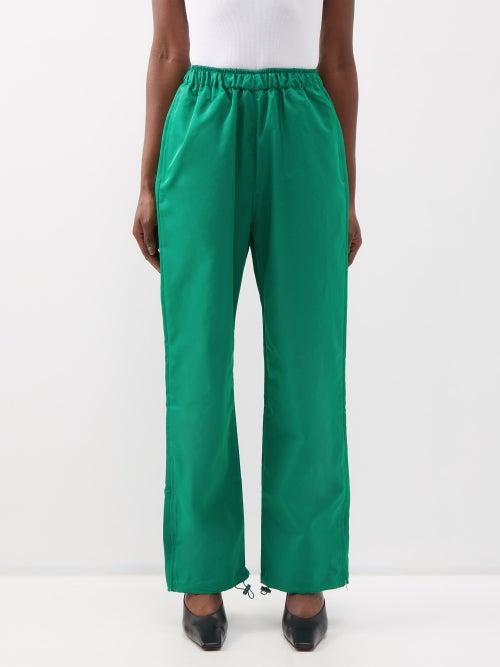 The Frankie Shop - Kevin Zip-cuff Technical Track Pants - Womens - Green