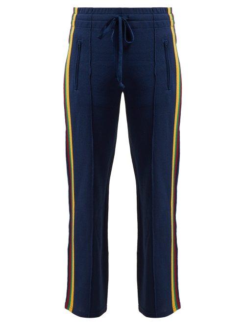 Matchesfashion.com Isabel Marant Toile - Dobbs Side Stripe Track Pants - Womens - Navy