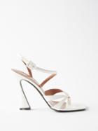 D'accori - Raya 100 Leather Sandals - Womens - Optical White