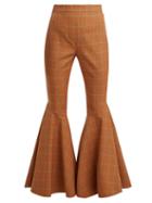 Matchesfashion.com Ellery - Jacuzzi Checked Trousers - Womens - Brown Multi