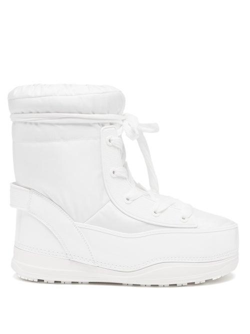 Bogner - La Plagne Shearling-lined Snow Boots - Womens - White