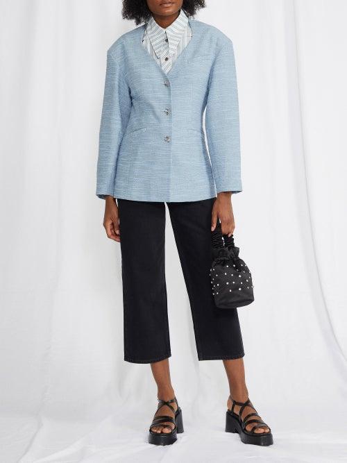 Ganni - Missy Cropped Jeans - Womens - Black