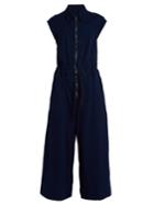 Rachel Comey Paz Zip-through Wide-leg Cotton Jumpsuit