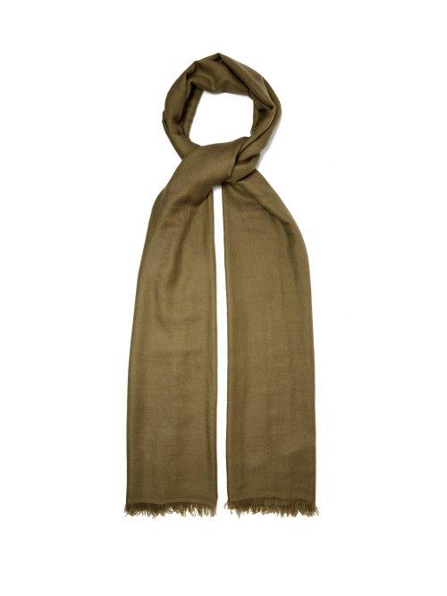 Matchesfashion.com Raey - Superfine Cashmere Scarf - Womens - Khaki