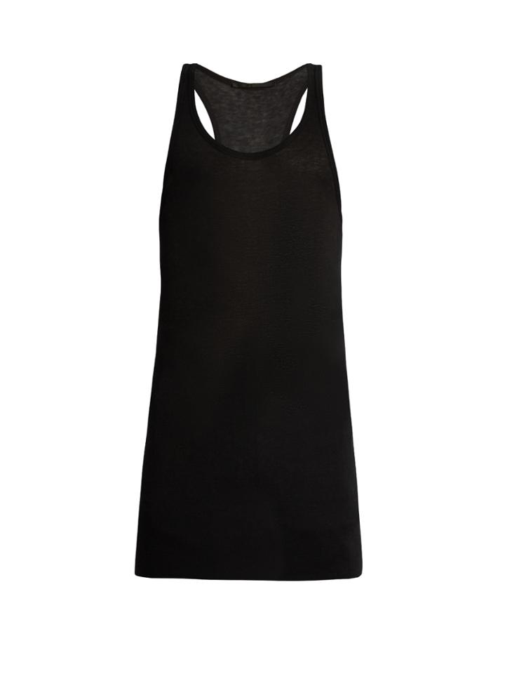 Haider Ackermann Arsenic Burnout-jersey Tank Top