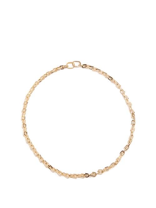 Matchesfashion.com Givenchy - G-link X Small Necklace - Womens - Yellow Gold