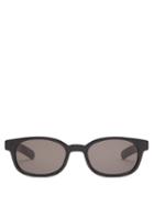 Matchesfashion.com Flatlist - Le Bucheron Oval Acetate Sunglasses - Mens - Black