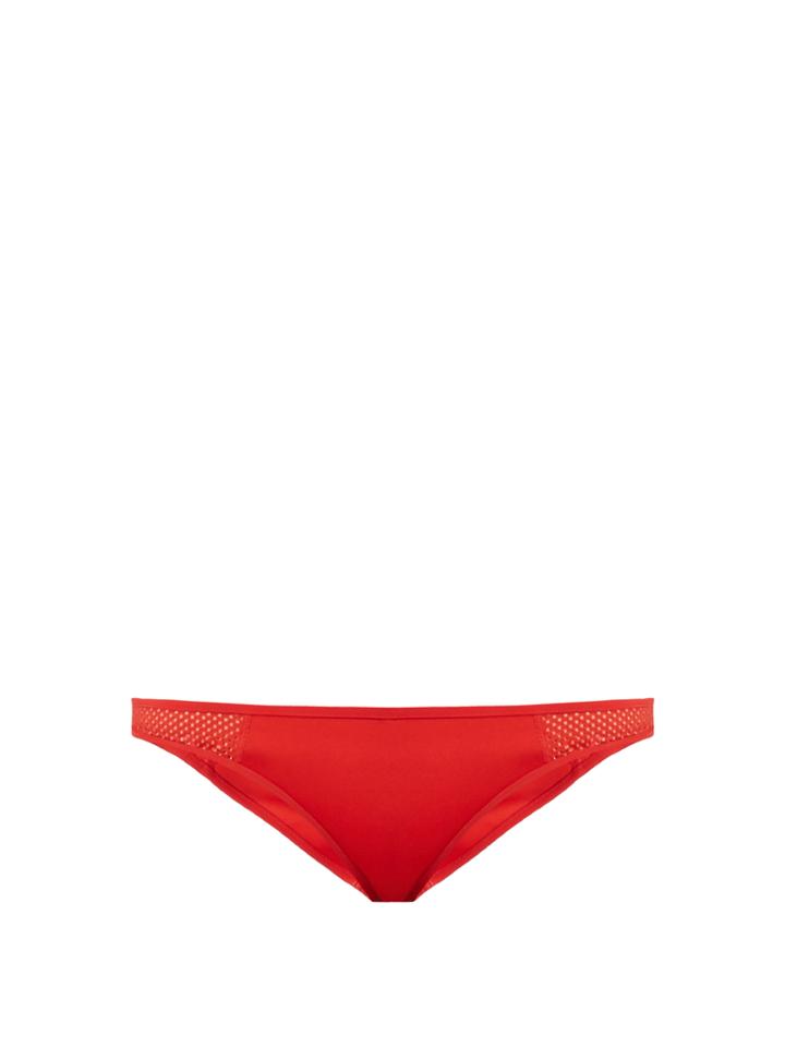 Stella Mccartney Neoprene And Mesh Bikini Briefs