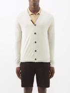 Paul Smith - Artist-stripe Intarsia Merino Cardigan - Mens - Cream