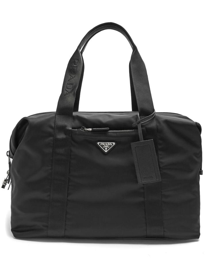 Prada Logo-jacquard Nylon Holdall