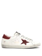 Matchesfashion.com Golden Goose Deluxe Brand - Super Star Low Top Leather Trainers - Mens - Red White