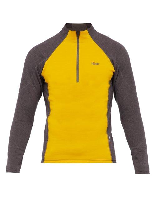 Matchesfashion.com Tilak - Serak Half Zip Top - Mens - Yellow Multi