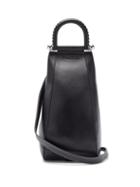 Matchesfashion.com Jw Anderson - Wedge Small Grained-leather Cross-body Bag - Womens - Black