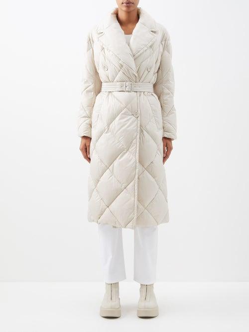 Max Mara - Trecoat Coat - Womens - Light Beige