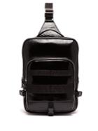 Balmain One-shoulder Cross-body Leather Backpack