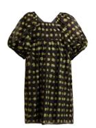 Matchesfashion.com Cecilie Bahnsen - Phoenix Floral Fil Coup Midi Dress - Womens - Black Multi