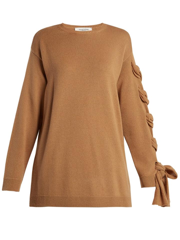 Valentino Laced Cashmere Sweater