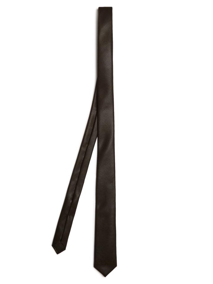 Title Of Work Coated-wool Skinny Tie
