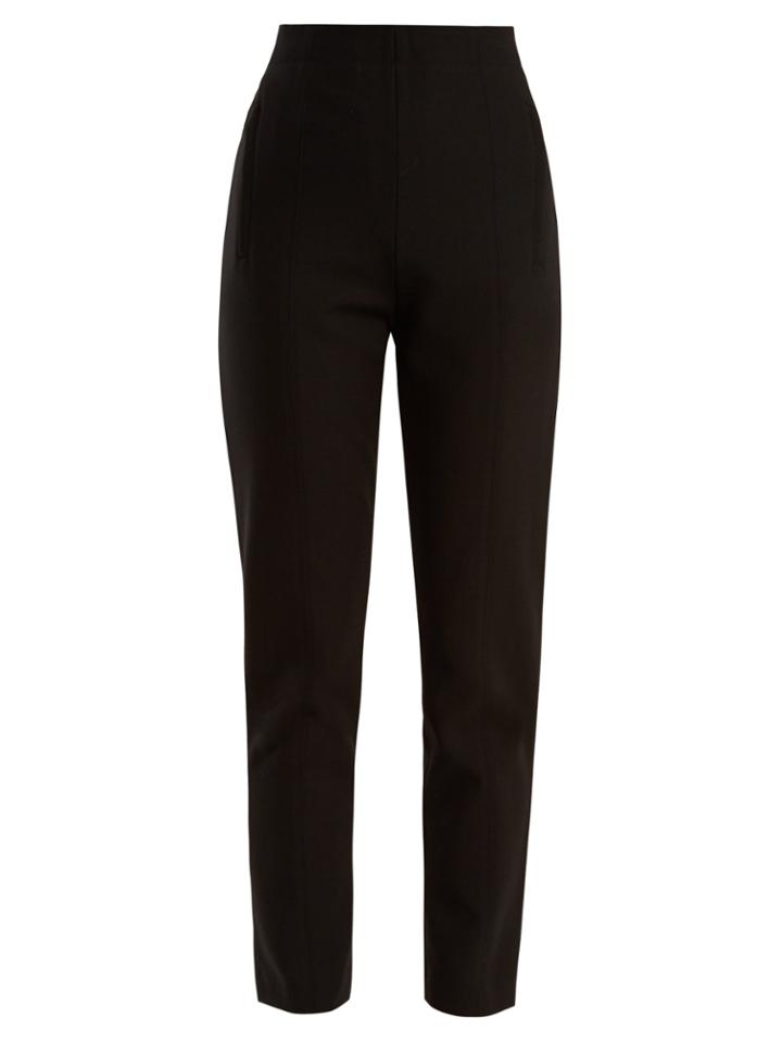 Tibi Anson High-rise Stretch-cady Trousers