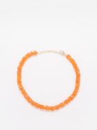 Jia Jia - Atlas Carnelian & 14kt Gold Bracelet - Womens - Orange Multi