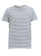 Matchesfashion.com A.p.c. - Michael Striped Cotton-jersey T-shirt - Mens - White Multi