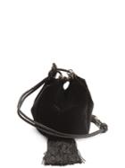 Saint Laurent Mansour Velvet Clutch