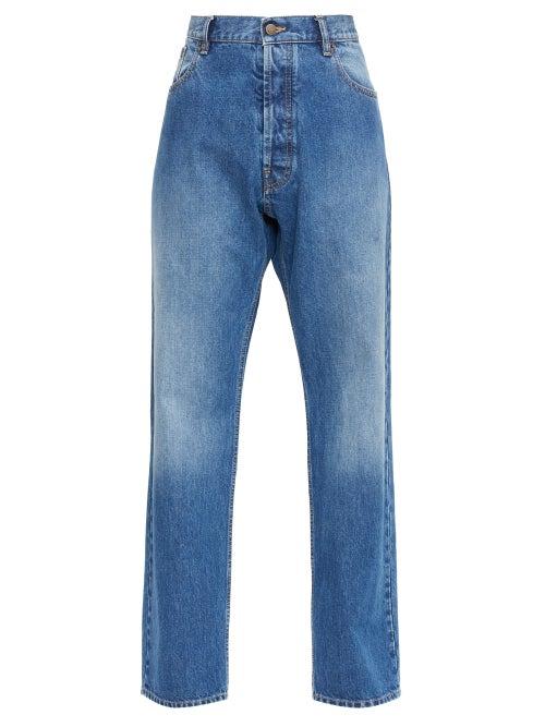 Maison Margiela - High-rise Wide-leg Jeans - Womens - Denim