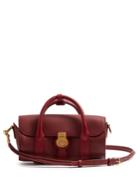 Burberry Trench Small Textured-leather Barrel Bag